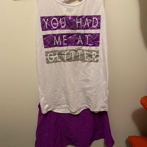 90 Degree By Reflex tank top and skirt! ❤️💞